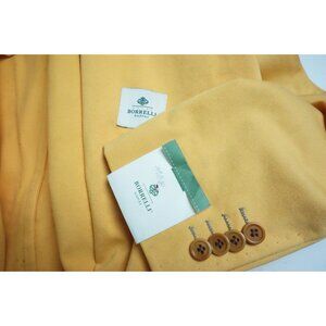 Borrelli Napoli Sorrento Solid Orange Cotton Sport Coat Jacket Sz 38 Brand New